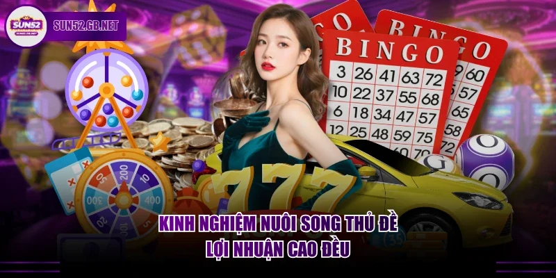 Kinh nghiệm nuôi song thủ đề lợi nhuận cao đều